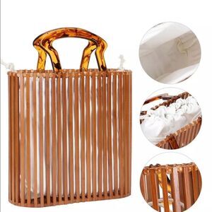 TopShop Bamboo tote bag‎